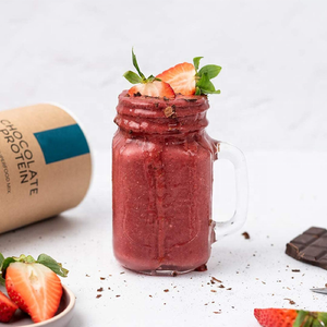 Poudre de protéines de chocolat biologique végétalienne en gros, marque privée, OEM ODM, pour adultes, sport, <span class=keywords><strong>musculation</strong></span>, apporte de l'énergie - Product Image 4