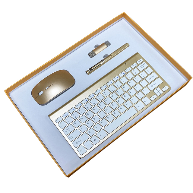 2024 Exquisite Hand Gift New Wireless Keyboard Mouse Set Commercial Affairs Innovation Products for Teachers' Day and Christmas
