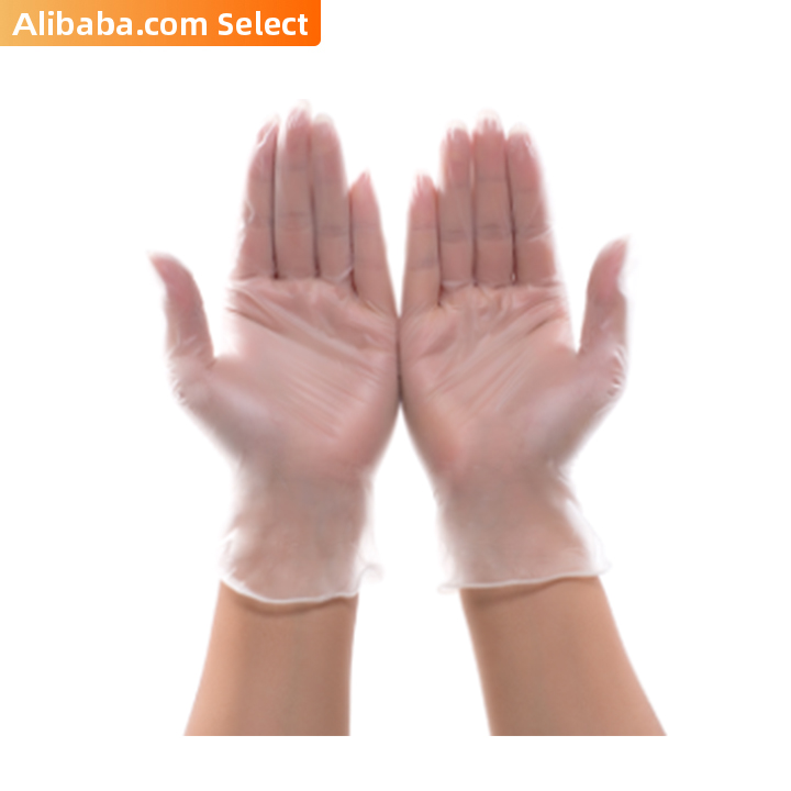 Одноразовые медицинские удобные прозрачные виниловые перчатки без рук ASTM D5250