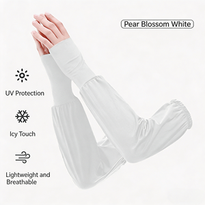Manicotti a compressione da ciclismo per uomo e donna, con protezione solare UV, per pallavolo e baseball, con stampa sublimatica Bolt College, all'ingrosso - Product Image 3