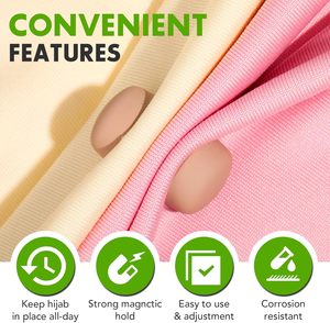 Vente en gros <span class=keywords><strong>de</strong></span> broches magnétiques rondes pour hijab aimant coloré pour foulard musulman application industrielle service <span class=keywords><strong>de</strong></span> traitement <span class=keywords><strong>de</strong></span> moulage - Product Image 4