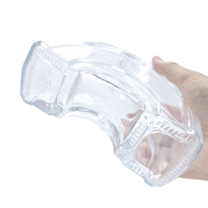 <span class=keywords><strong>Cristal</strong></span> blanc matériel créatif haut de gamme personnalisé arqué XO whisky Brandy bouteille de <span class=keywords><strong>vin</strong></span> en <span class=keywords><strong>verre</strong></span> pour la maison bar et fête - Product Image 2