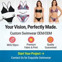 Conjunto de Bikini de Dos Piezas Hecho a Mano, Ecológico y de Moda con Logotipo Personalizado 2026, con Cuentas Pequeñas y Lentejuelas, Venta al por Mayor.
