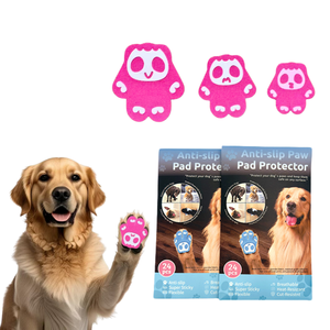 Coussinets de patte de <span class=keywords><strong>chien</strong></span> personnalisés antidérapants de <span class=keywords><strong>protection</strong></span> contre les coupures thermiques pour chiots âgés Chiens médicaux Coton Acrylate Adhésif Silicone OEM ODM - Product Image 3