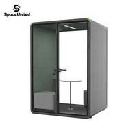 SpaceUnited - Mobilier de bureau en gros - Cabines téléphoniques de bureau commerciales avec structure en alliage d'aluminium - Cabines de conférence acoustiques mobiles