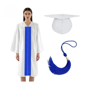 Conjunto de Toga, Birrete y Borla de Graduación Mate para Adultos 2026 al por Mayor, 100% Poliéster, Unisex, para Ceremonia de Graduación, Uniforme Escolar, Estudiantes <span class=keywords><strong>JJ</strong></span> - Product Image 1