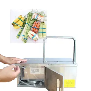 Çiçek dikim tabanı sebze sarma makinesi otomatik paket bağlama makinesi bant paketleme çemberleme makinesi