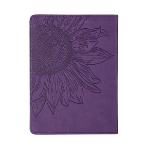 Cadeaux d'art chrétien personnalisés Journal en cuir végétalien violet Cahier d'écriture inspirant <span class=keywords><strong>Bible</strong></span> Verset <span class=keywords><strong>Proverbes</strong></span> Journal - Product Image 2
