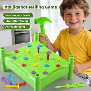 Jouets de <span class=keywords><strong>marteau</strong></span> colorés pour enfants, <span class=keywords><strong>jeu</strong></span> éducatif Montessori pour la motricité fine, la cognition <span class=keywords><strong>et</strong></span> la stimulation sensorielle, en plastique - Product Image 2