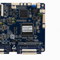 Carte de transport Senyang Dual XP600 CARRIER_SY2A_V3, équipée d'un ventilateur de refroidissement pour imprimante DTF A3 blanche et couleur à transfert thermique
