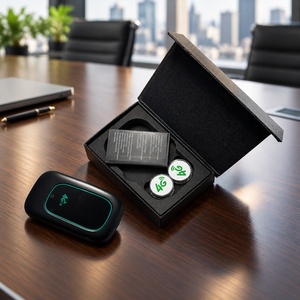 Kit de Auriculares Inalámbricos GSM con Micrófono Sensible para Comunicación Bidireccional en Reuniones - Product Image 1