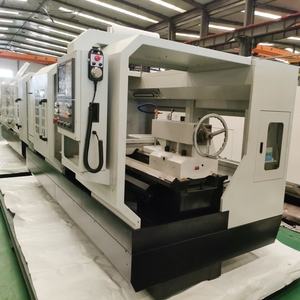 เครื่องทำเกลียวท่ออัตโนมัติเครื่องทำเกลียวท่ออัตโนมัติ QK1319เตียงแบนสำหรับงานหนัก - Product Image 2