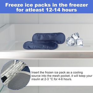 Estuche Refrigerador Portátil Impermeable de EVA para Insulina - Caja de Viaje Colorida para Pluma de Inyección, Bolsa Refrigerada con Múltiples Compartimentos Personalizable - Product Image 2