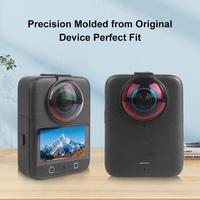 Untuk DJI Osmo 360 PULUZ Pelindung Lensa Kaca Tempered Optik Penutup Pelindung Lensa Anti Guncangan