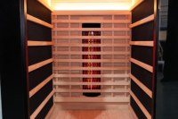 Panneau de thérapie infrarouge rouge 1People pour intérieur, panneau en carbone à spectre complet, sauna spa à domicile