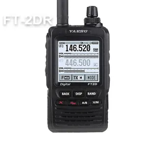 YAESU FT2DR Walkie Talkie 20km Rango VHF UHF Venta al por mayor Equipo de radio de radioaficionado de mano para automóvil, Walkie Talkie 100km