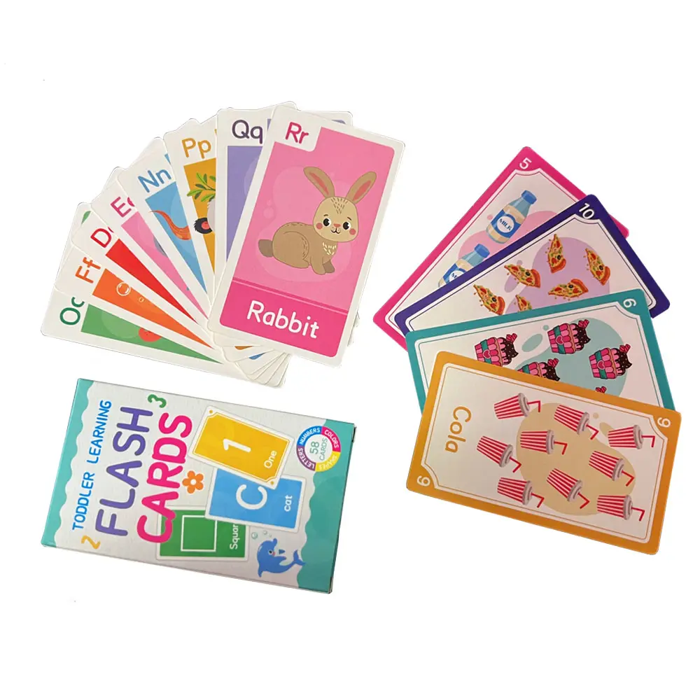 Custom Flash Cards For Kids Learning Memory Card Game Manufacture