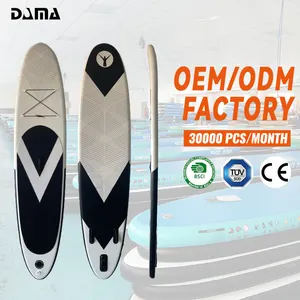 DAMA Big Size Leichtes Doppelschicht-PVC-Sup-Board Langlebiges aufblasbares Surfing-Sup-Paddle-Board
