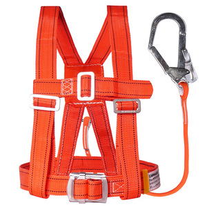 Harnais de sécurité Camna pour la construction, norme GB6095-2021, protection antichute à cinq points avec boucle à connexion rapide pour travaux en altitude - Product Image 5