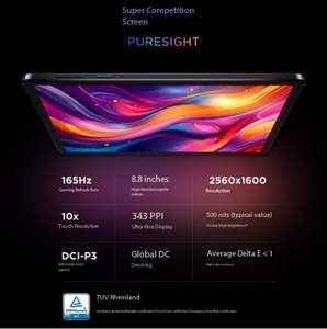 Yunli TB321FU TAB第3世代プロフェッショナル8.8インチ165Hz 2.5KミニゲームタブレットSnapdragon 8Gen3 12G + 256GB Wi-Fi Android - Product Image 6