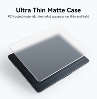 Casing Laptop PC Matte Anti Gores Full Cover 13 14 15 16 Inch untuk Macbook, Casing PC Keras Super Tipis