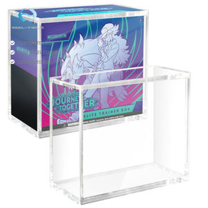 Boîte d'entraînement magnétique en acrylique Elite Trainer Box <span class=keywords><strong>Pokemon</strong></span>, protection UV, épaisseur 5 mm, fabricant chinois, vente chaude Geling - Product Image 1