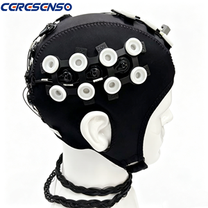 Casque EEG CERESENSO FNIRS pour l'hémodynamique cérébrale et <span class=keywords><strong>la</strong></span> co-registration EEG hybride en <span class=keywords><strong>neurosciences</strong></span> cognitives et réadaptation - Product Image 3