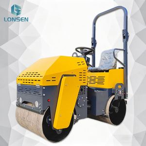 Rodillo Vibratorio de Doble Tambor con Accionamiento Hidráulico LS10H de 25kN de Fuerza Excitante, con Bomba de Motor y Rodamiento para la Compactación de Carreteras de Asfalto - Product Image 3