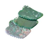 HZ Réduit la douleur, Gua Sha en agate mousse fait main, masseur corporel, planche Gua Sha naturelle
