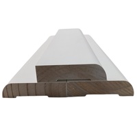 Moldura de Rodapié de Madera Maciza de Pino Radiata, Imprimada en Blanco, Moderna y Personalizada JLD, Venta al por Mayor de Fábrica, Ecológica y de Fácil Instalación