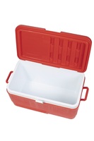 Glacière rigide portable isotherme en PP pour camping, pêche et pique-nique en extérieur avec poignée métallique