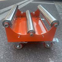 Chariot de transport de moquette en vinyle en aluminium 320 mm x 900 mm pour matériaux d'installation industrielle, support OEM personnalisé