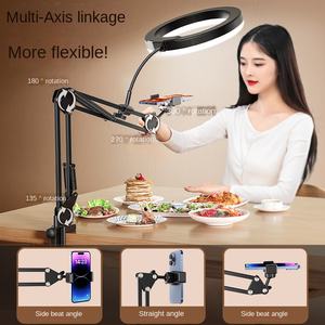 ที่วาง<span class=keywords><strong>โทรศัพท์</strong></span> LED Cantilever ขนาด10นิ้วปรับอุณหภูมิได้สีสูง CRI> 95สำหรับไฟ TikTok Lighting - Product Image 3