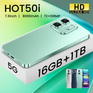 Teléfono nuevo Hot50i de 16 GB y 1 TB, <span class=keywords><strong>5G</strong></span> desbloqueado, teléfonos móviles inteligentes con Google Play - Product Image 5