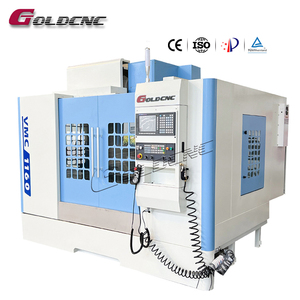 Centre d'usinage vertical CNC 5 axes GOLDCNC VMC1160 avec commande GSK/Fanuc pour nervures d'aile d'avion et profilés en aluminium, garantie de 3 ans - Product Image 1