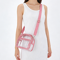 Sacs transparents personnalisés en usine avec logo, nouveaux sacs de sport transparents, sacs à maquillage, sacs à main de créateur, sacs de luxe pour femmes, sacs bandoulière