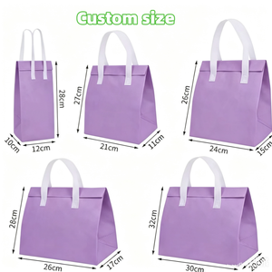 Bolsa Térmica Desechable Personalizada con Logotipo, de Tela No Tejida, para Café, Bebidas Frías, Té de Burbujas, Matcha, Leche, Helado - Product Image 5