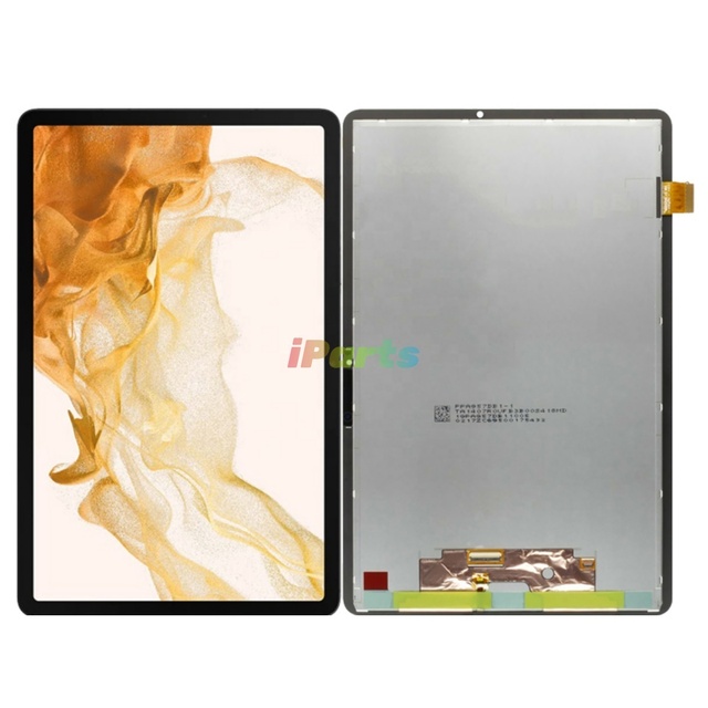 IParts Replacement Display for Samsung Galaxy Tab S8 SM-X700 SM-X706 X700U X706N LCD Display Touch Screen Digitizer Black