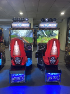 Simulateur de course d'arcade à monnayeur DRV, thème Crâne, jeu de conduite d'arcade, pour parcs d'attractions commerciaux intérieurs - Product Image 5