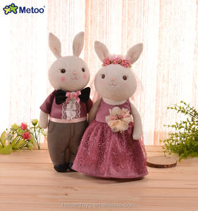 Jouets en peluche lapin Metoo Tiramitu, lapin de mariage personnalisé en robe de mariée pour mariage ou Saint-<span class=keywords><strong>Valentin</strong></span> - Product Image 3
