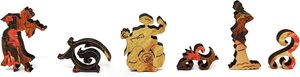 Hot Sale A4 Size Adult Magnet Wooden <strong>Jigsaw</strong> Puzzle Unique Shaped Animal with Educational DIY Cartoon Toy Style Complete <strong>Frame</strong> - Product Image 5
