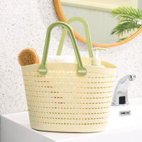 Paniers à linge sales multifonctionnels pour la maison Panier de rangement pour légumes portable avec poignée en plastique souple