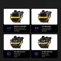 Ford F150 Raptor 2024 bis 2025 Upgrade Zweilinsen-LED-Scheinwerfer mit Tagfahrlicht Plug-and-Play Frontlicht Auto-Zubehör Scheinwerfer