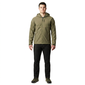Best Quality Men's Winter <b>Soft</b> <b>Shell</b> <b>Jacket</b> Customized Logo Windproof <b>Hooded</b> Collar New Arrival Wholesale Softshell Coats - Product Image 1