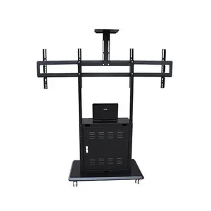 Professional Supplier Rotate 360 Degree Mobile TV Cart Cheapest Universal 32-60 Inch Monitor Floor TV Stand