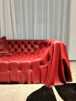 Meubles de salon design de luxe canapé italien entièrement en cuir véritable villa VIP canapé modulaire en cuir moderne pour la maison
