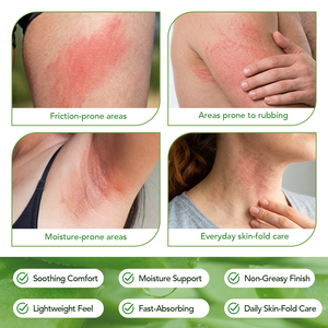 Crème Apaisante SEFUDUN 120g Intertrigo avec Oxyde de Zinc et Aloe Vera pour la Protection des Zones de Frottement Cutané et la Barrière d'Hydratation, Fini Sec - Product Image 4