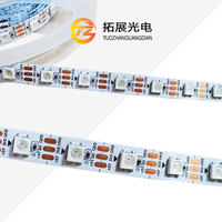 एलईडी आरजीबी पट्टी DC5v/12 v LC8812B/SK6812 10.8w 5050 60 एल ई डी/एम 120 डिग्री के कोण स्मार्ट पट्टी रोशनी