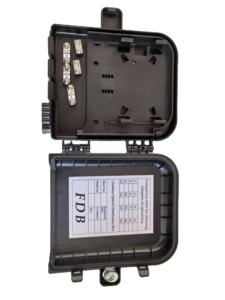 1x8 Nap Kutusu Duvara Monte Siyah Beyaz Fabrika Tedarikli Caja Nap 8 Portlu Fiber Optik Terminal Kutusu - Product Image 3