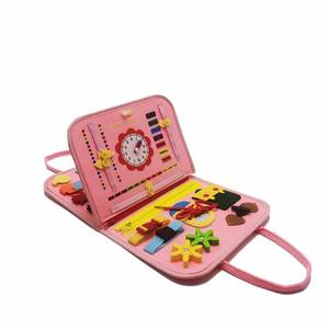 Nouvelle Tableau d'activités Montessori en feutre 2026 pour enfants autistes, jouets sensoriels éducatifs pour tout-petits et planches de jeu en feutre - Product Image 2